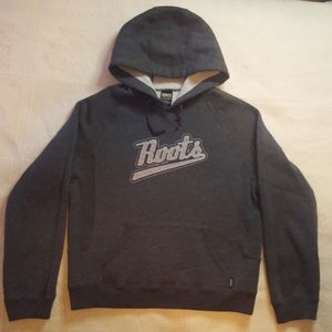 Roots Athletics Women's Grey Hoodie, Medium